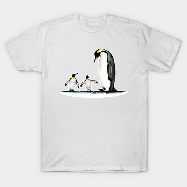 Three Penguin T-Shirt by baileyemilee